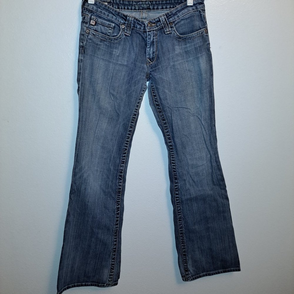 💫Big Star Casey Embroidered Distressed Jeans 27L - Picture 3 of 13